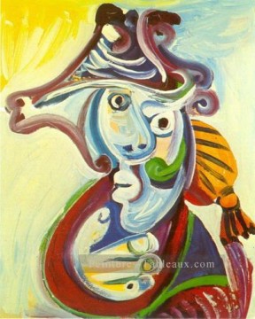 Buste torero 1971 cubisme Pablo Picasso Peinture à l'huile